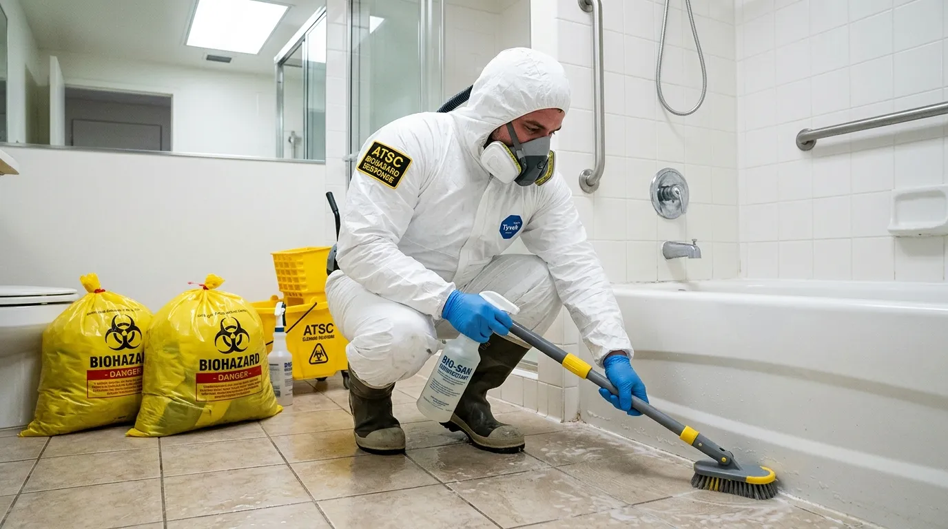 Decontamination equipment deployed for Blood Cleanup in North Amityville